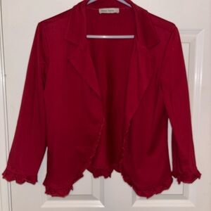 Grace Karin Vibrant Red Blazer